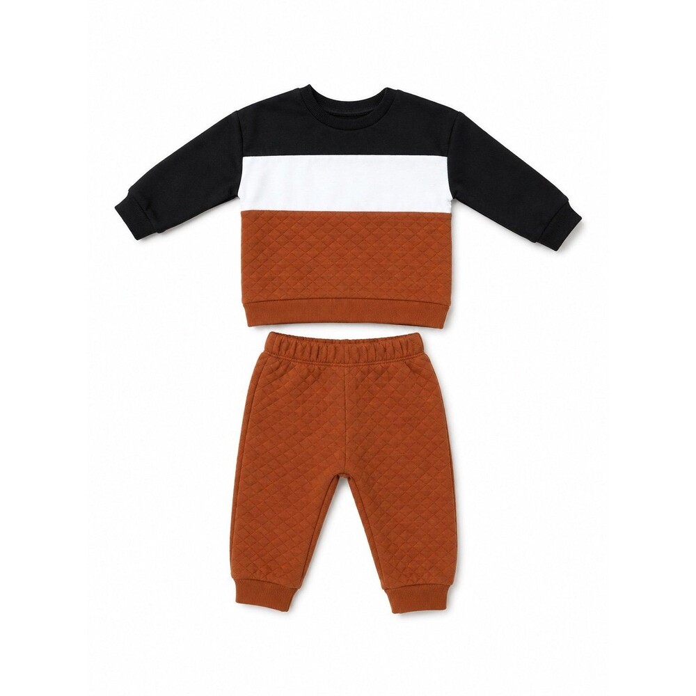 PL Baby Basics Quilted 2-Piece Outfit Set – Size 12M
